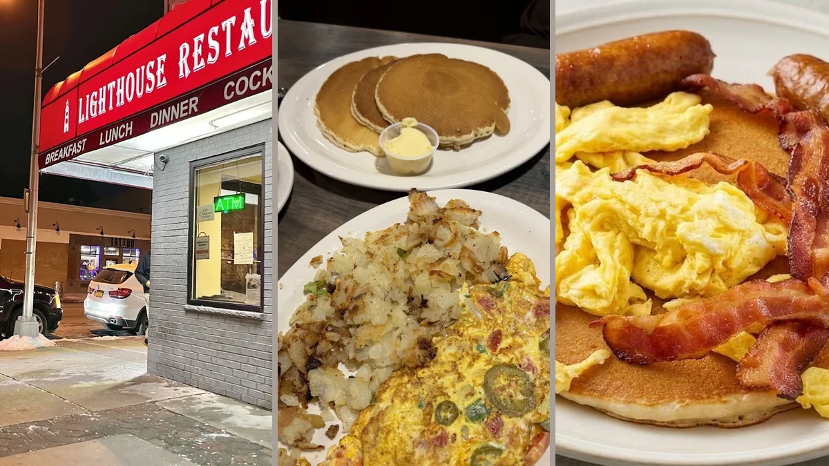 Comfort food served in a simple diner setting