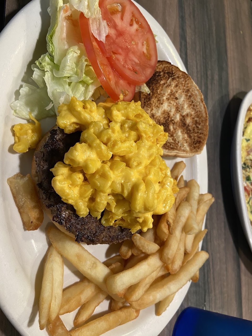 Macaroni and Cheese Burger