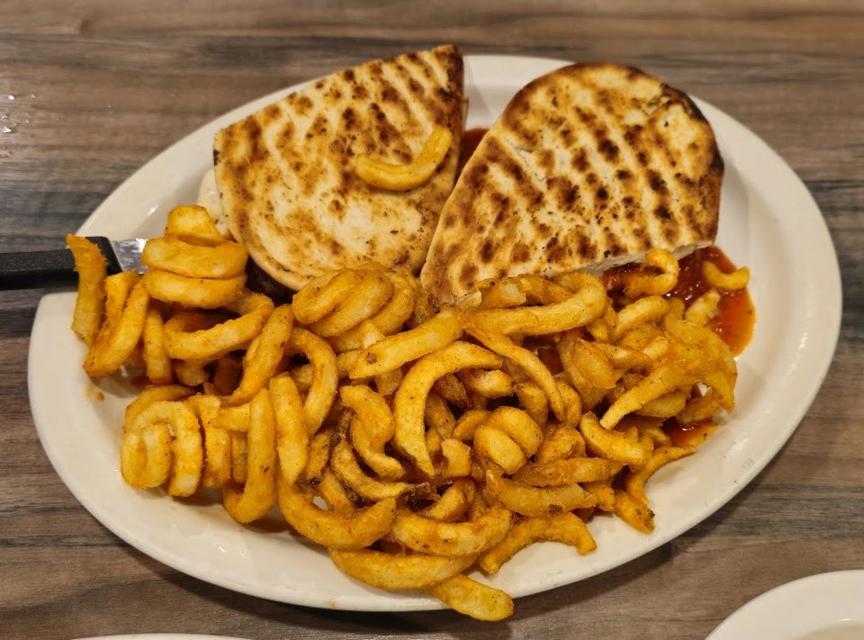 Pesto Turkey Panini with Fries